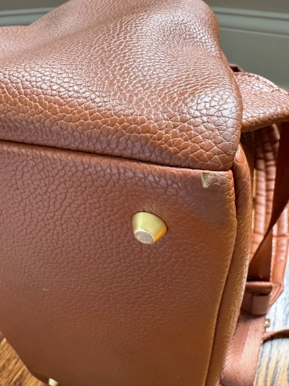 Freshly Picked Classic Diaper Bag in Cognac